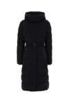Mackage Coralia City Hooded Belted Coat In Black