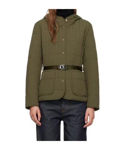 Mackage Raja Long-sleeved Down Jacket In Green