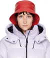 Mackage Red Logo Bucket Hat In Red