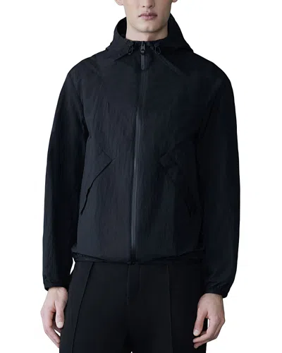 Mackage Reid Packable Rain Jacket In Black