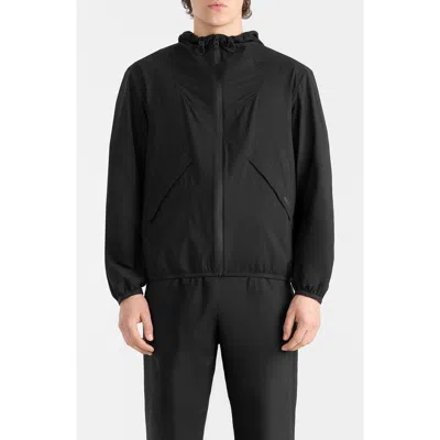 Mackage Reid Packable Rain Jacket In Black