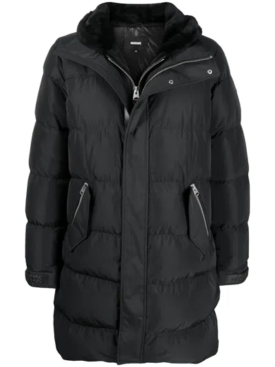 Mackage Long-sleeved Down Jacket In Black