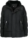 Mackage Riley Short Down Jacket With Zip And Hood In Black