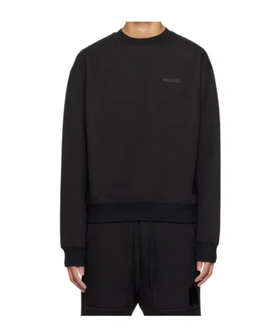 Mackage Round-neck Sweater In Black