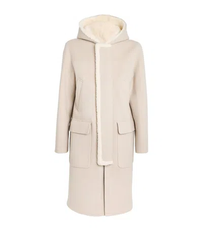Mackage Rws Wool Abraham Coat In Beige