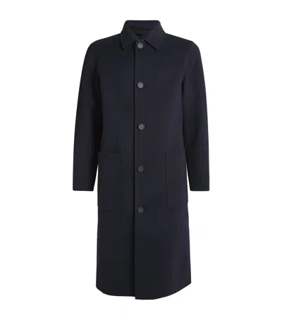 Mackage Rws Wool Beckett Coat In Navy