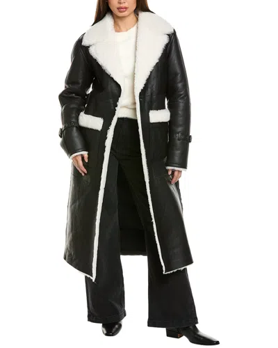 MACKAGE SABREEN LEATHER COAT