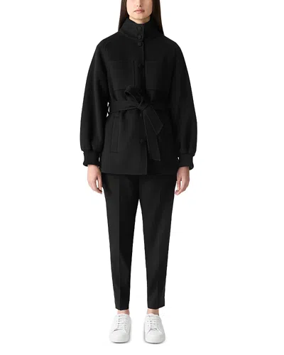Mackage Shania Wool Coat In Black
