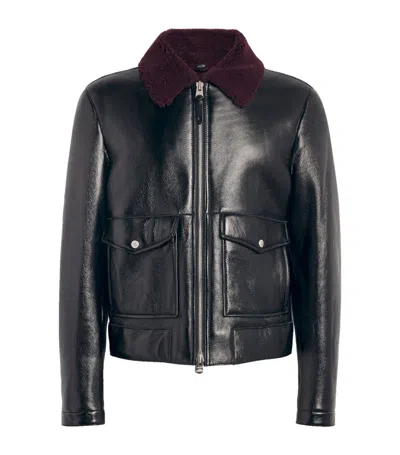 Mackage Sheepskin Enzo Jacket In Black