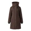 Mackage Shiloh Water Resistant Down Parka In Coffee