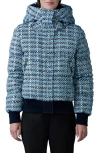 Mackage Shirley-tw 750 Fill Power Down Puffer Jacket In Sky Blue Multi