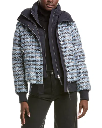 Mackage Shirley Tweed Down Coat In Multi