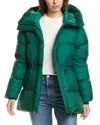 Mackage Freya Water-repellent Softwash Crinkle Puffer Jacket In Green