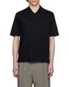 Mackage Short-sleeved Polo Shirt In Black