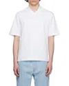 Mackage Short-sleeved Polo Shirt In White