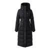 Mackage Shyla 800 Fill Power Down Coat With Removable Quilted Bib In Black