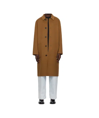 Mackage Single Breasted Coat In Brown