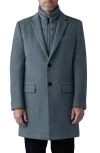 Mackage 3-in-1 Wool Coat With Removable Down Liner In Carbon Mix