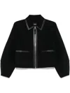 Mackage Solana Double-face Balloon Sleeved Short Jacket In Black