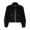 Mackage Solana Double-face Balloon Sleeved Short Jacket In Black