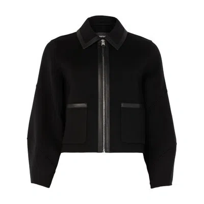 Mackage Solana Wool Jacket In Black