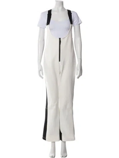 Pre-owned Mackage Square Neckline Jumpsuit In White