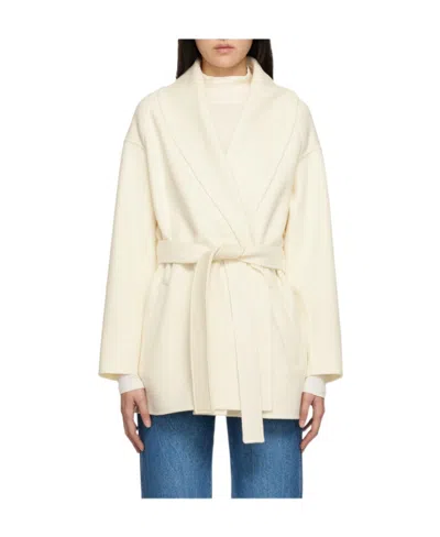 Mackage Strap-up Short Coat In White