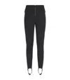 Mackage Stretch-fleece Stirrup Zavi Ski Trousers In Black