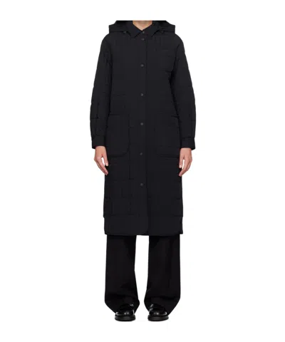 Mackage Tadoka Long-sleeved Hooded Down Jacket In Black