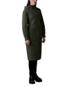 Mackage Tadoka Lightweight Water-resistant Vertical Quilted Coat In Light Military
