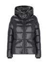 Mackage Tailored Black Jacket With Minimalist Design In Black