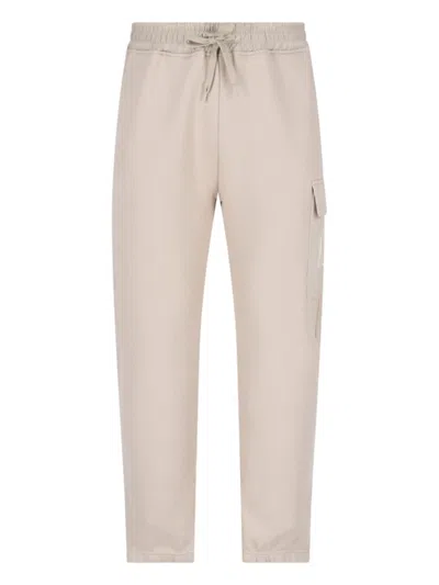 Mackage Taupe Cotton Blend Activewear Pants In Neutral