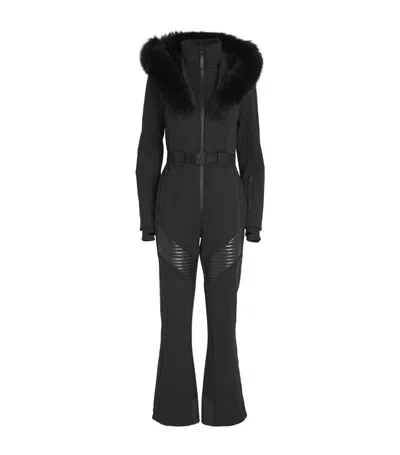 Mackage Techno Fleece Elle-z Ski Suit In Black
