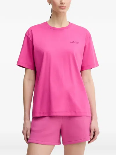 Mackage Tee-w Short-sleeve Crew-neck T-shirt In Pink