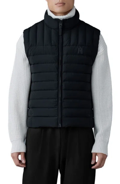 Mackage Titus 750 Fill Power Down Vest In Black