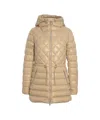 Mackage Light Camel Nylon Down Jacket In Neutral