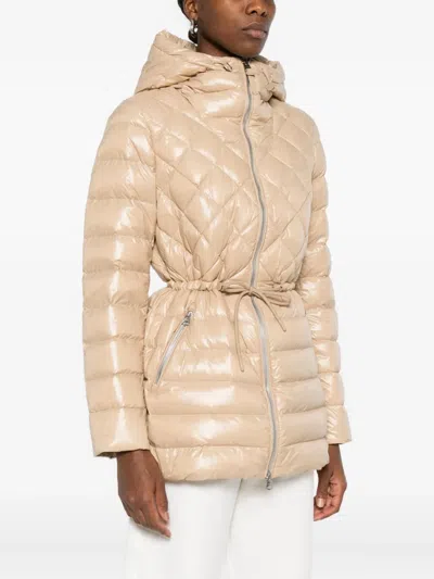 Mackage Tooky Quilted Hooded Coat In Neutral