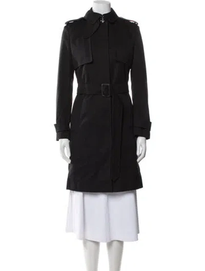 Pre-owned Mackage Trench Coat In Black