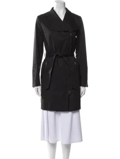 Pre-owned Mackage Trench Coat In Black