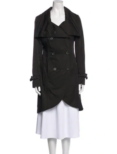 Pre-owned Mackage Trench Coat In Black