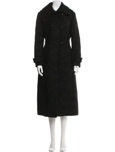 Pre-owned Mackage Trench Coat In Black