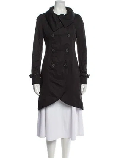 Pre-owned Mackage Trench Coat In Black