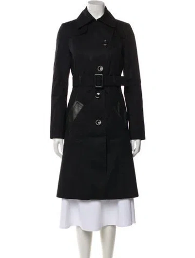 Pre-owned Mackage Trench Coat In Black