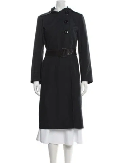 Pre-owned Mackage Trench Coat In Black