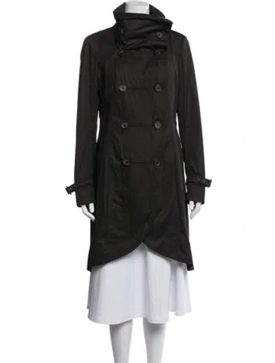Pre-owned Mackage Trench Coat In Black