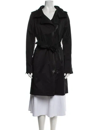 Pre-owned Mackage Trench Coat In Black