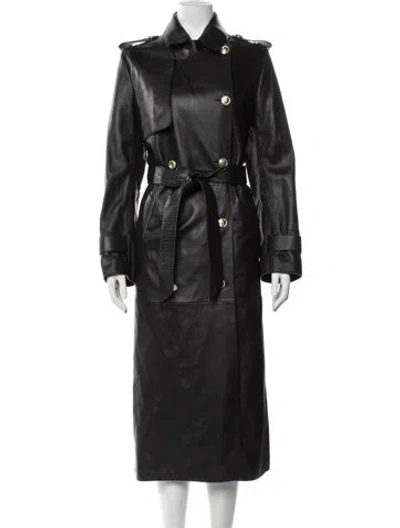 Pre-owned Mackage Trench Coat In Black