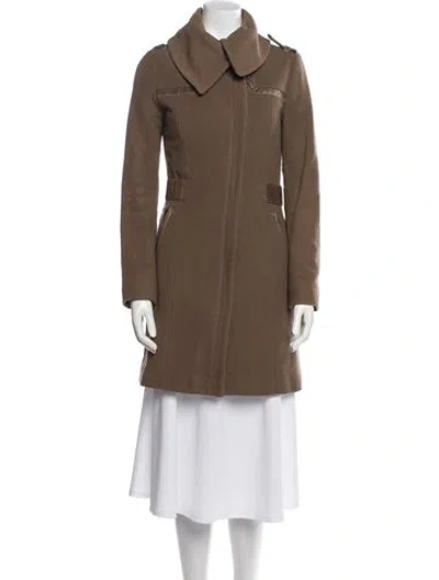 Pre-owned Mackage Trench Coat In Brown