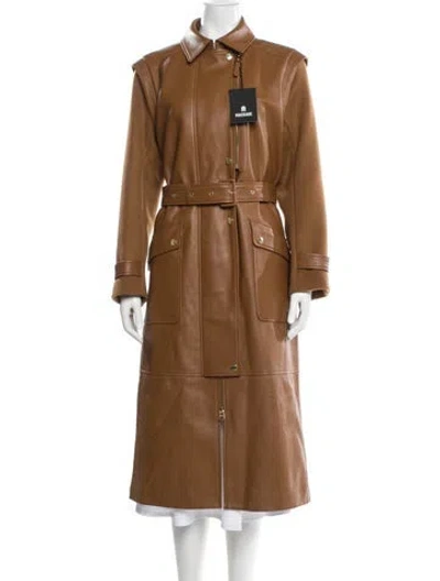 Pre-owned Mackage Trench Coat W/ Tags In Brown