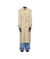 Mackage Beige Beau Trench Coat In Neutral